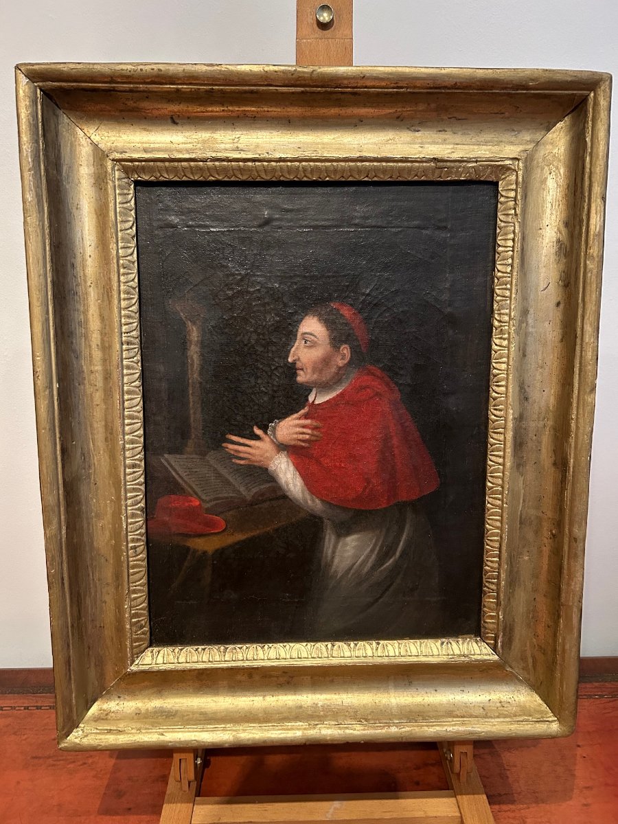 Portrait Of A Bishop In Prayer, 16th Century-photo-1