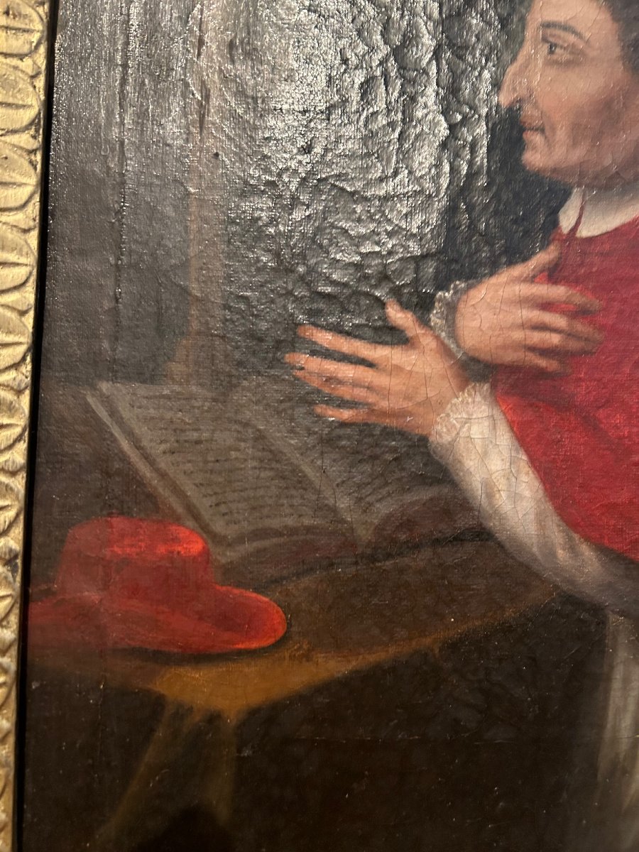Portrait Of A Bishop In Prayer, 16th Century-photo-3