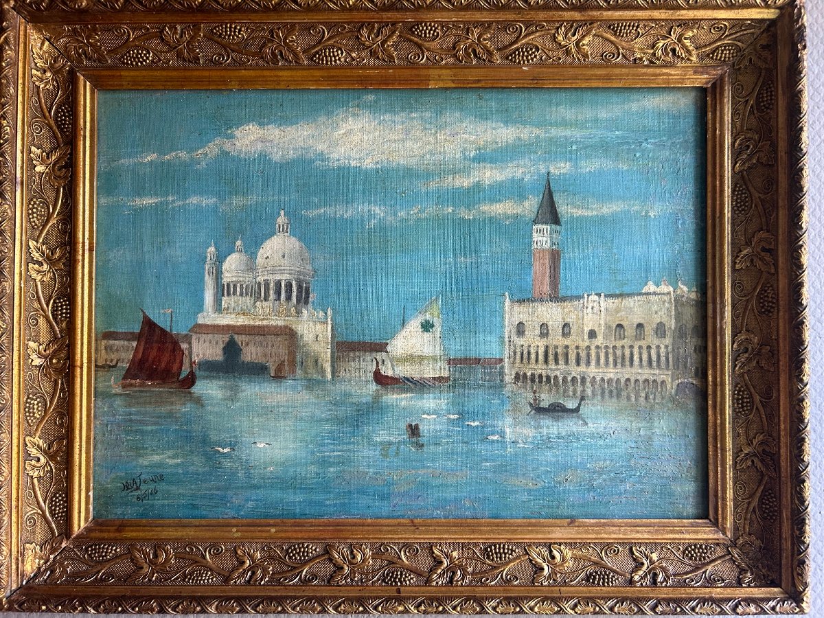 A View Of Venice During "aqua Alta" At The Beginning Of The 20th Century-photo-2