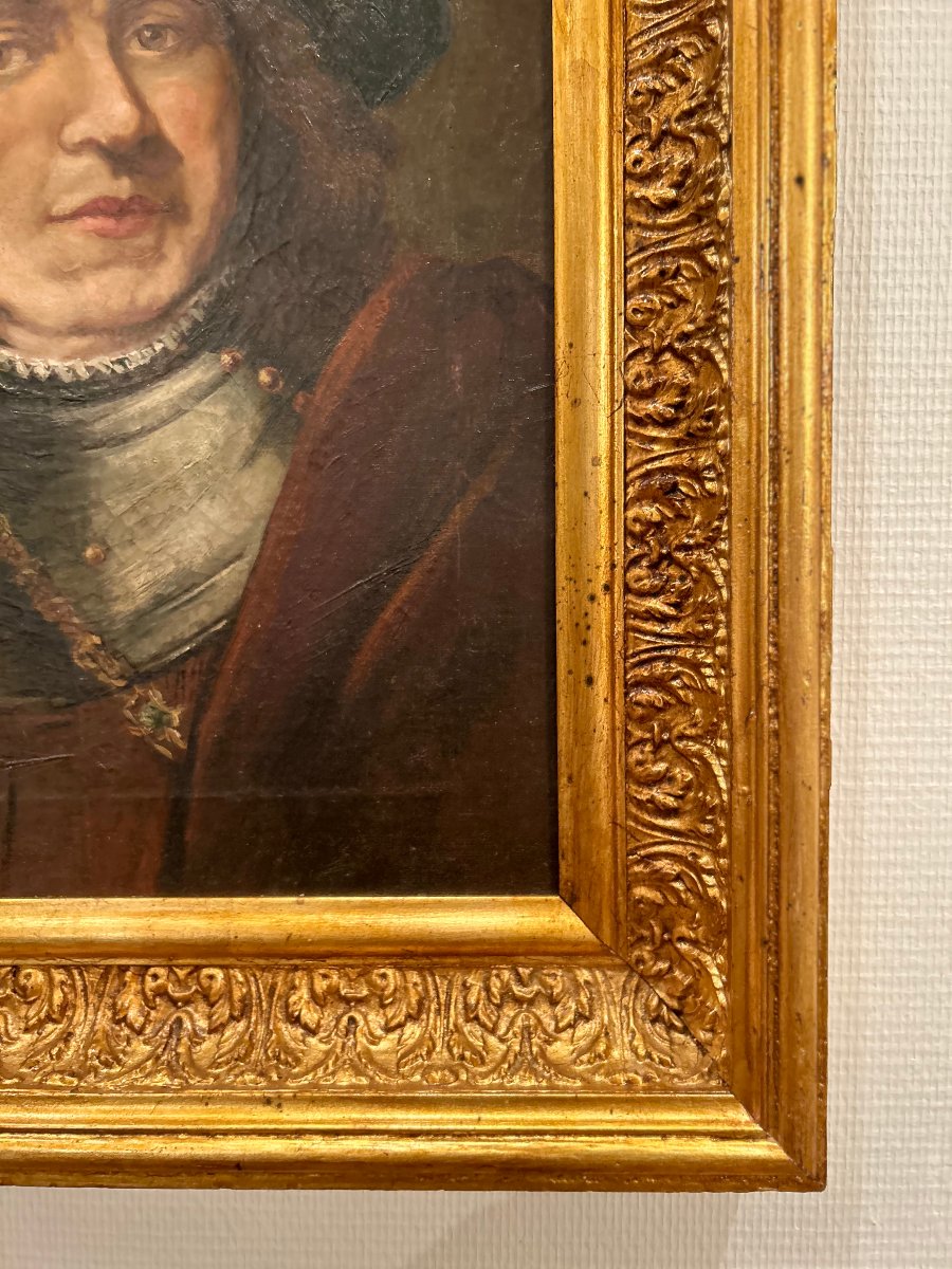 Portrait Of A Noble Knight, 17th-century Style-photo-3