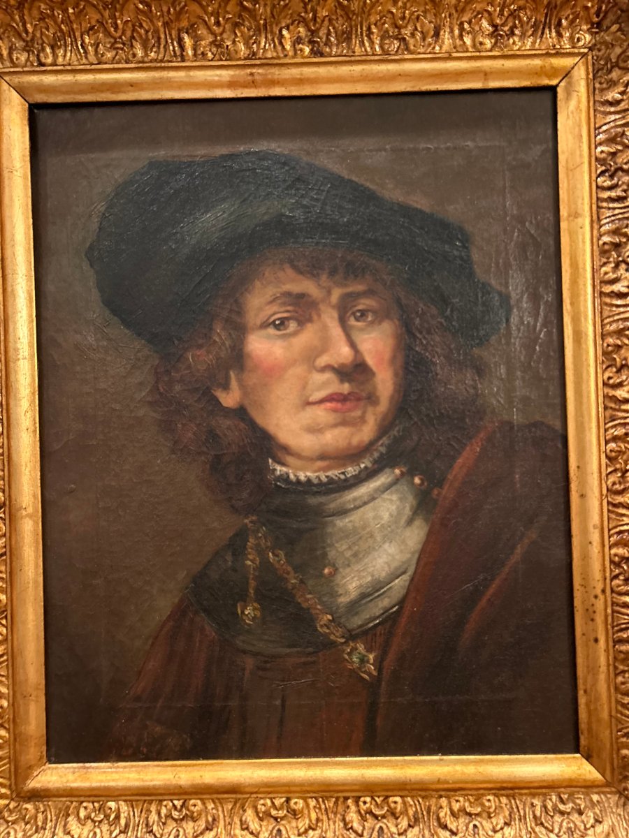 Portrait Of A Noble Knight, 17th-century Style-photo-4