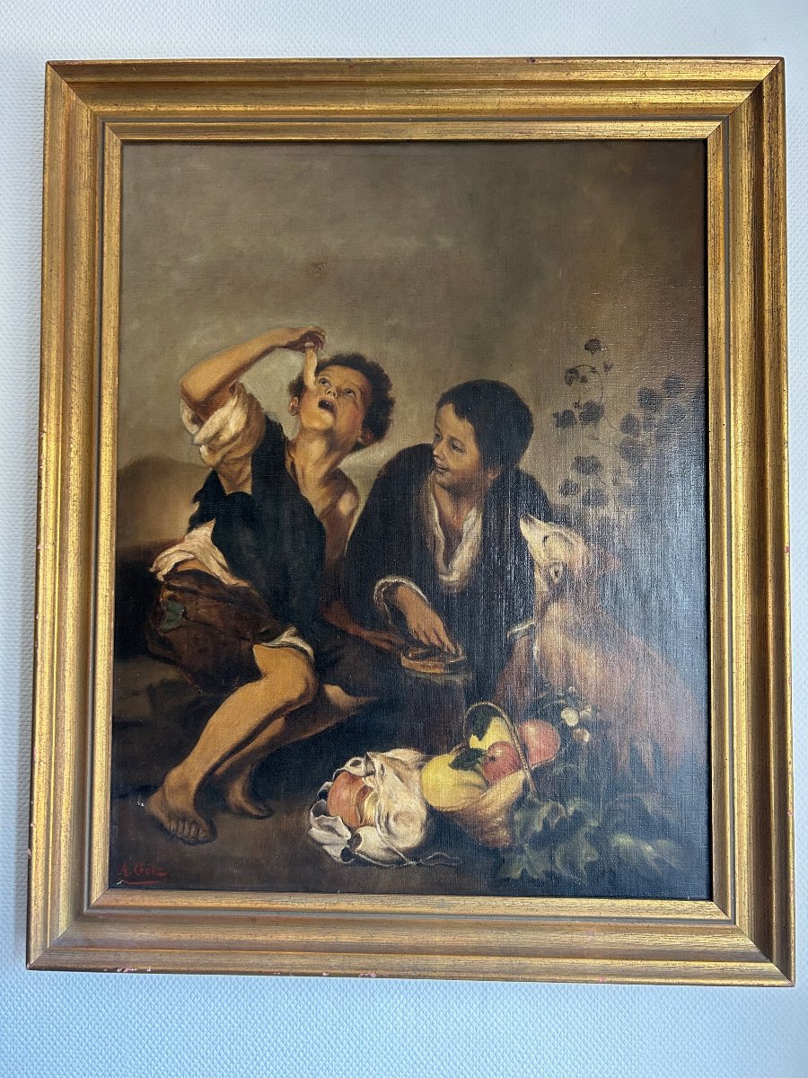 Copie d'un tableau d' B. E. Murillo, XX-siécle