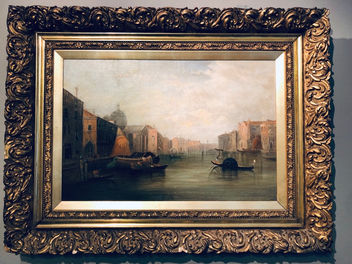 Une rare paire de vues de Venise du XIXe siècle-photo-3