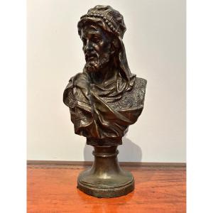 Buste d'oriental en bronze, vers 1900