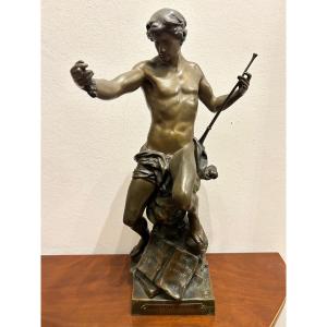 Bronze Statuette De E. Picault