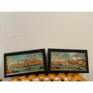 A Pair Of Views Of Venice, 17th Century