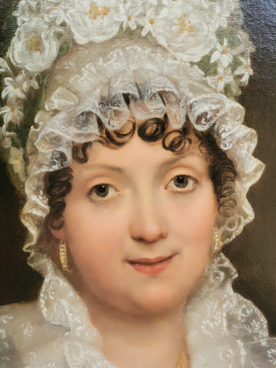 Portrait Woman XIX With The Flowered Headdress-photo-1