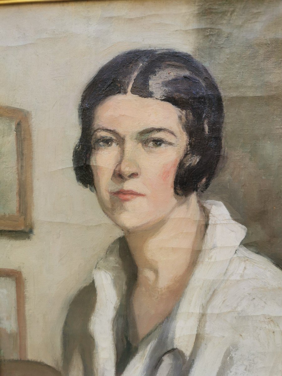Self-portrait Of Henriette Roth Bosc 1930s-photo-2