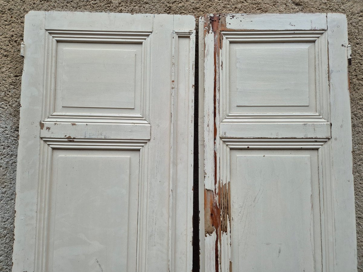 Double Door, 19th Century Directoire Style, To Be Stripped-photo-5