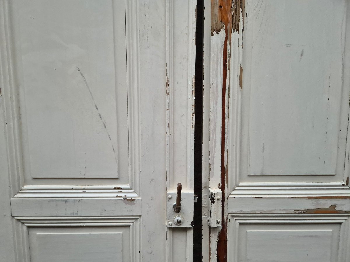 Double Door, 19th Century Directoire Style, To Be Stripped-photo-6