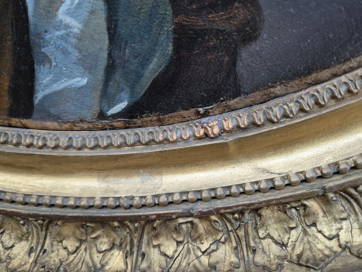 Portrait Of A Woman With Curly Hair From The 19th Empire-photo-5