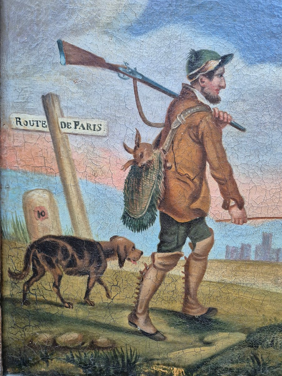 Scène de chasse XVIII esprit école anglaise Stubb-photo-3