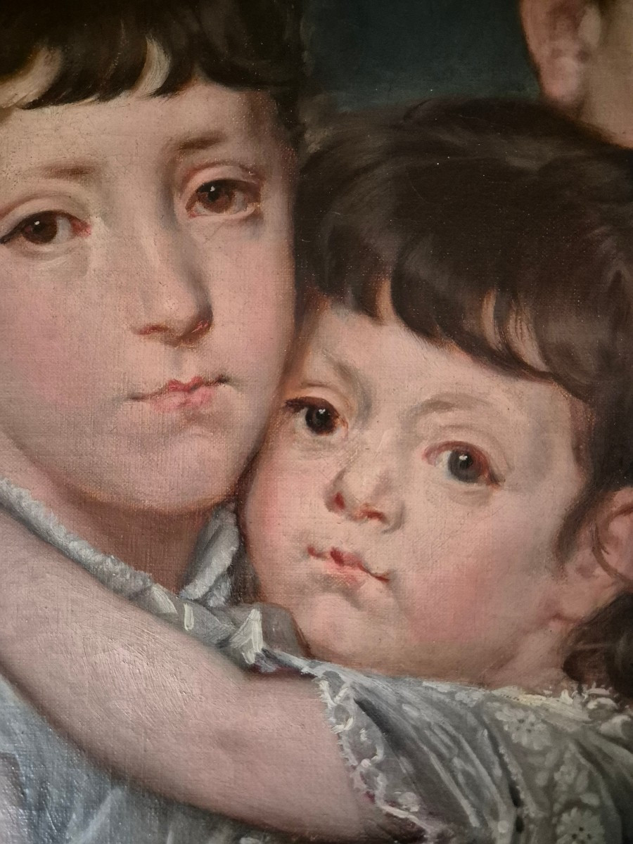Family Portrait XIX Of Three Children Napoléon III-photo-3