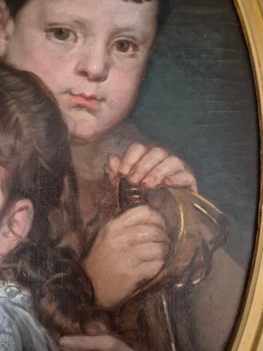 Family Portrait XIX Of Three Children Napoléon III-photo-4