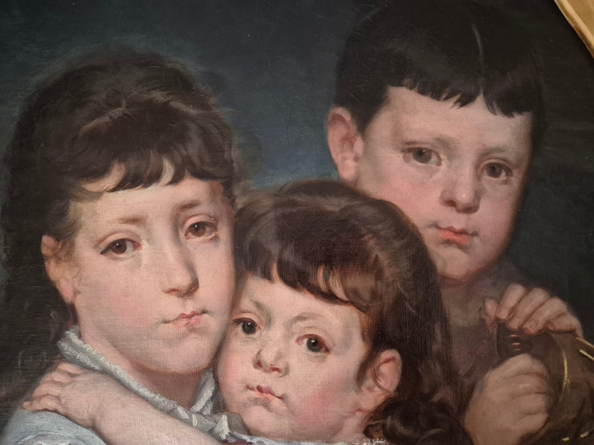 Family Portrait XIX Of Three Children Napoléon III-photo-1