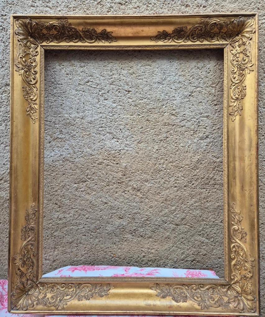 Grand cadre Restauration Feuillure 93 x 74 cm
