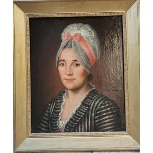 Portrait Of Woman Late XVIII