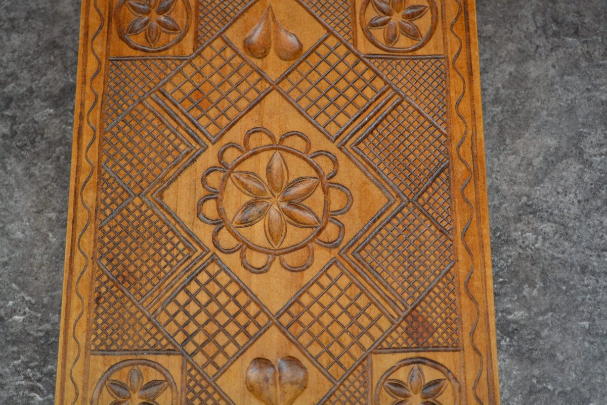 Butter Stamp Plate - Geometric Decor Berre Mold Ap155-photo-2