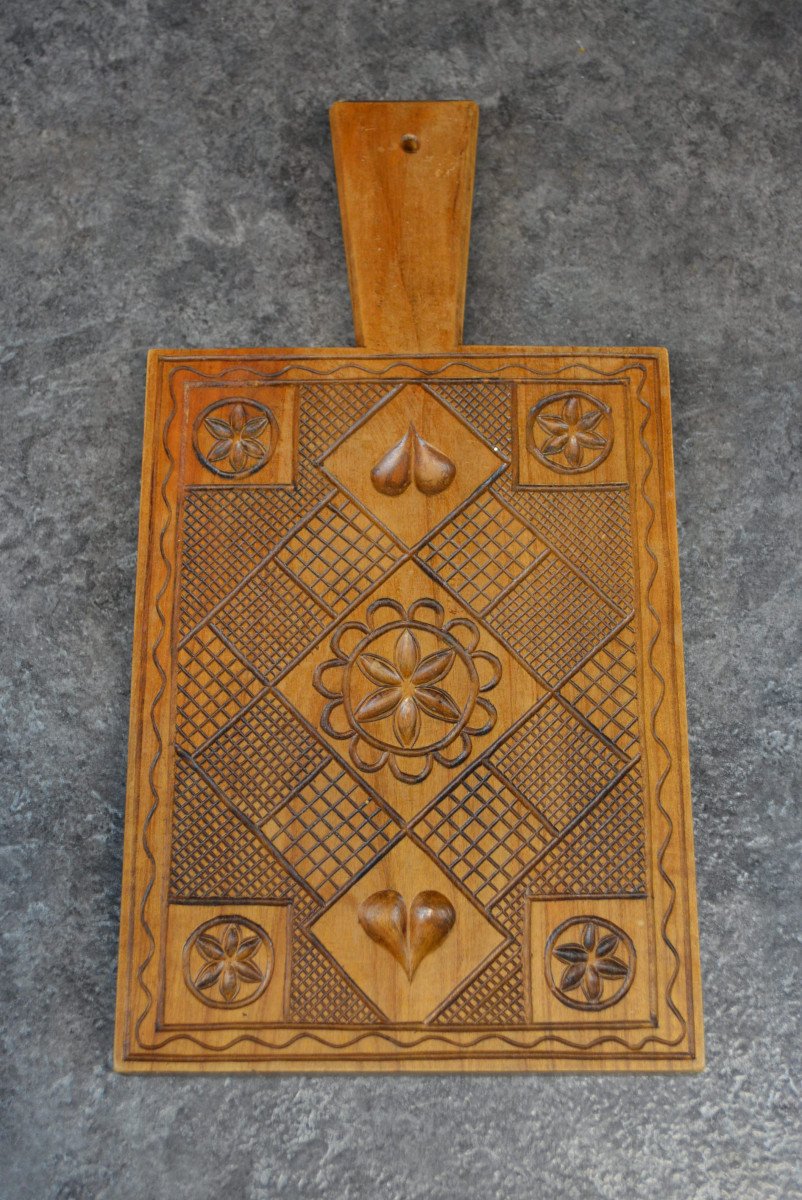 Butter Stamp Plate - Geometric Decor Berre Mold Ap155