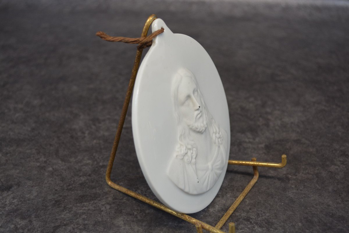 Plaque En Porcelaine - Christ-photo-1