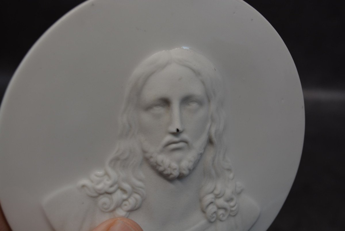 Plaque En Porcelaine - Christ-photo-3