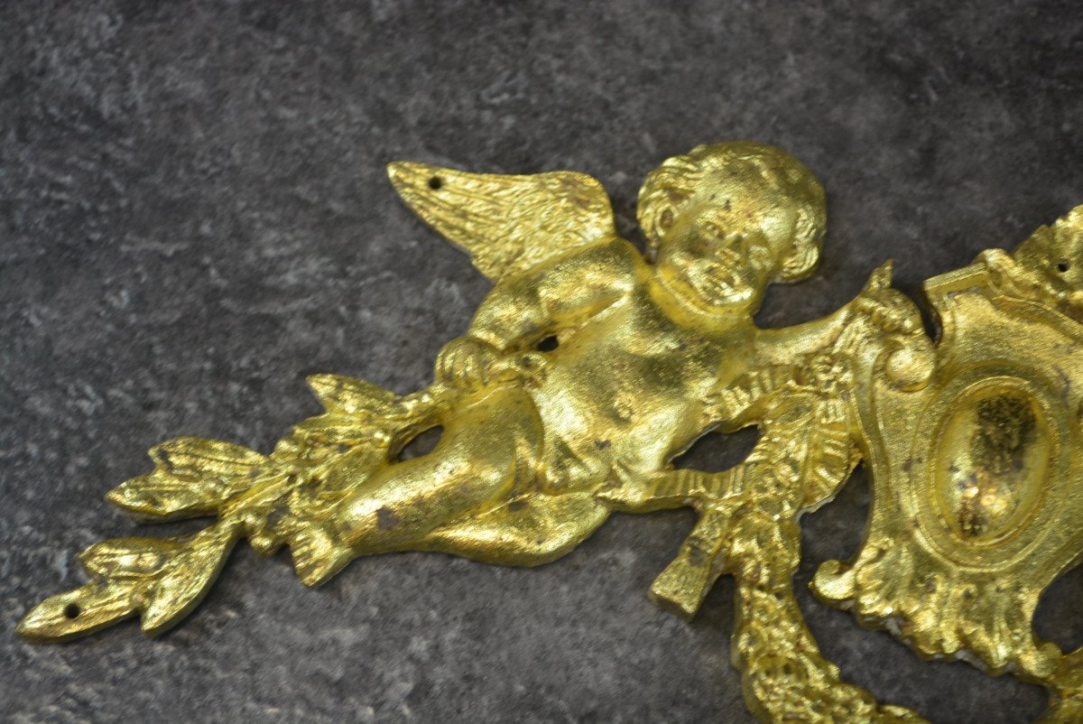 Decoration In Gilt Bronze For Furniture Decor Angelot-photo-4