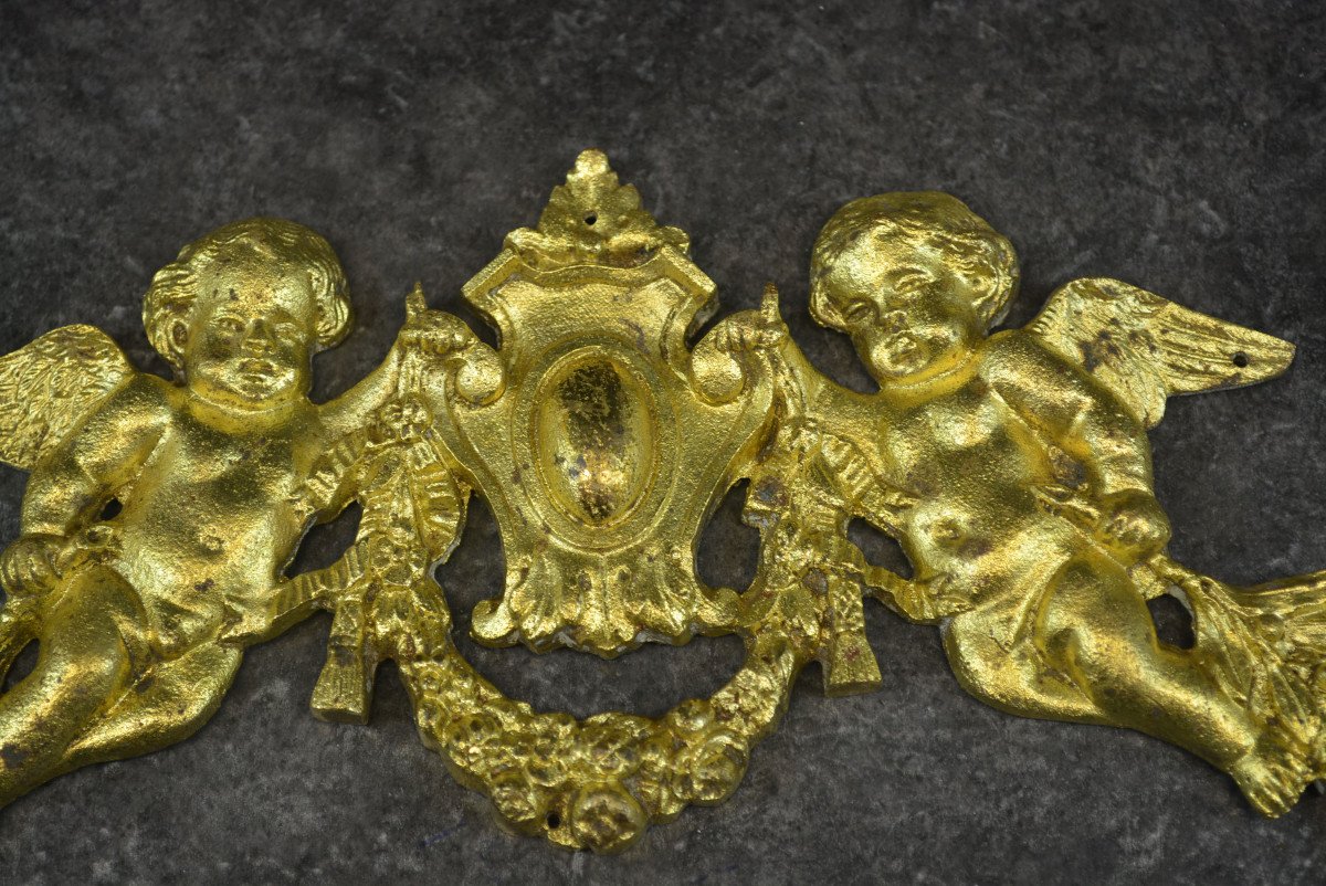 Decoration In Gilt Bronze For Furniture Decor Angelot-photo-2