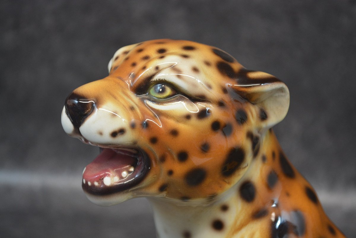 Leopard In Majolica Italy-photo-2