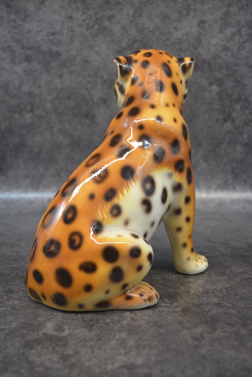 Leopard In Majolica Italy-photo-3
