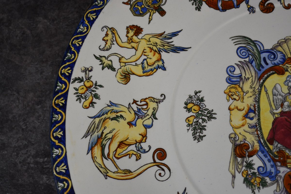 Large Gien Renaissance Dish-photo-4