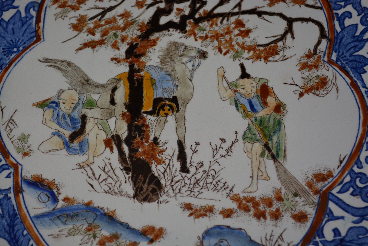 Plat En Faience De Gien Decor Chinois - Asiatique - Chine N°2-photo-2