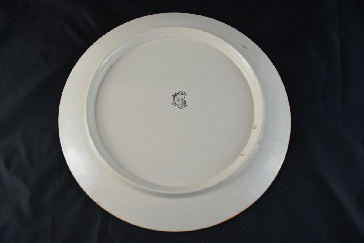 Plat En Faience De Gien Decor Chinois - Asiatique - Chine N°2-photo-5