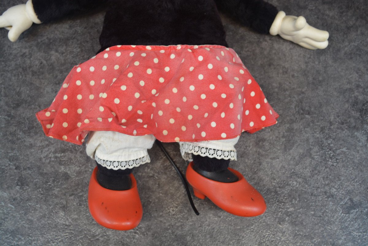 Ancienne Peluche Minnie / Mickey-photo-3