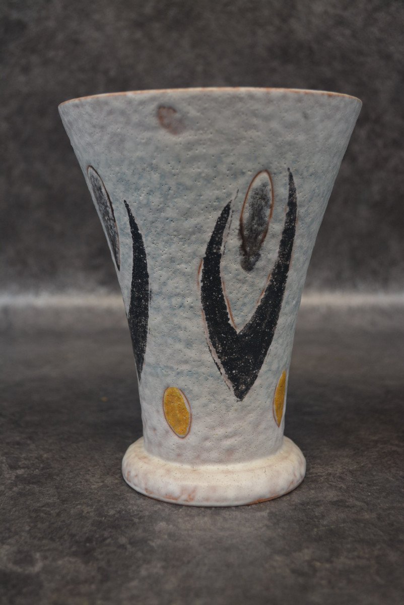 Ceramic Vase By Jacques Sagan In Vallauris-photo-4