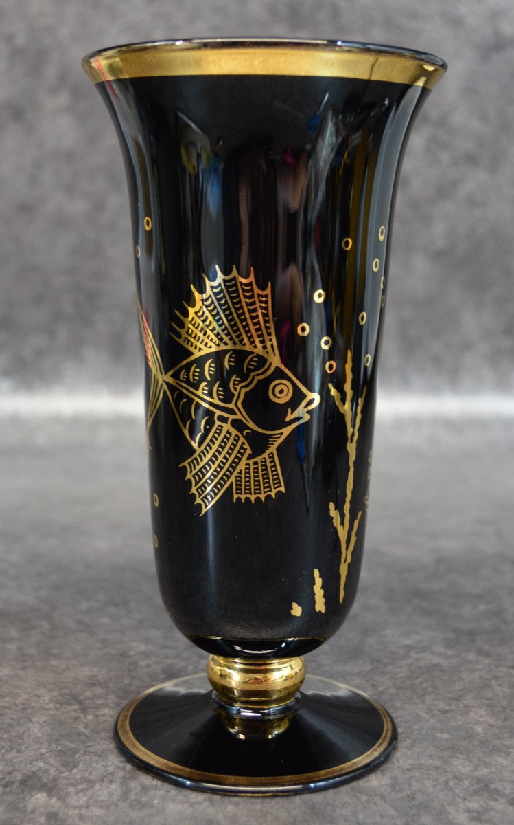 Vase Art Deco Decor Poisson-photo-3