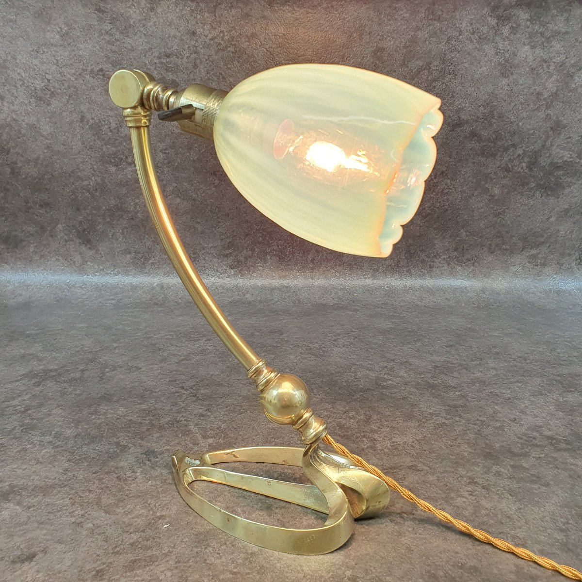Art Nouveau Lamp Art And Craft Dlg Benson-photo-7