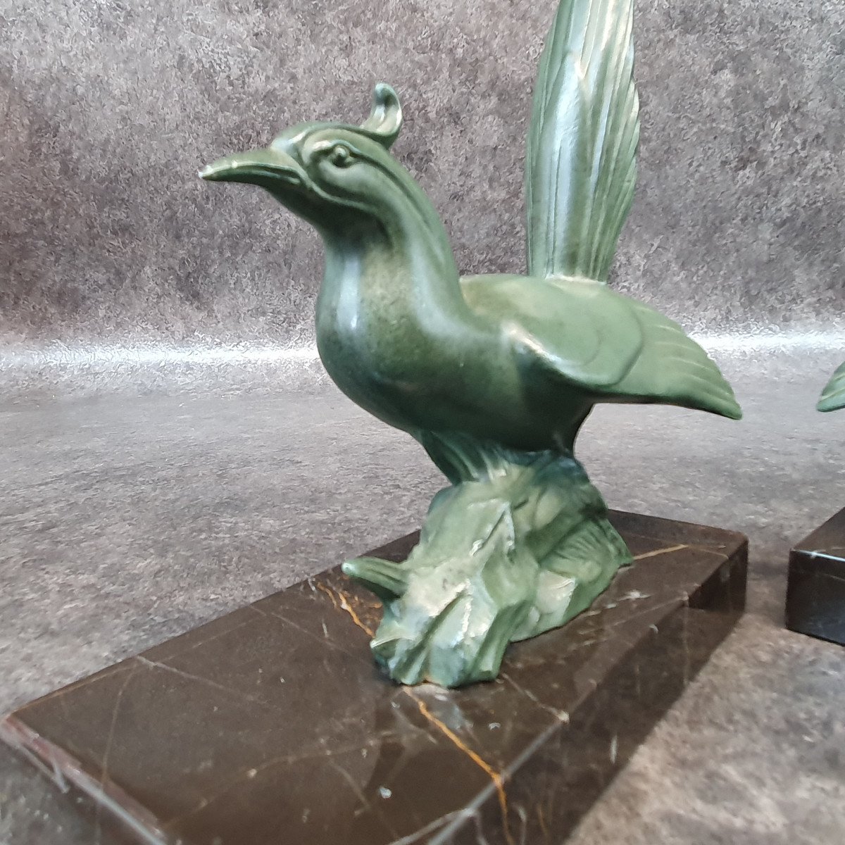 Pair Of Art Deco Bookends-photo-1