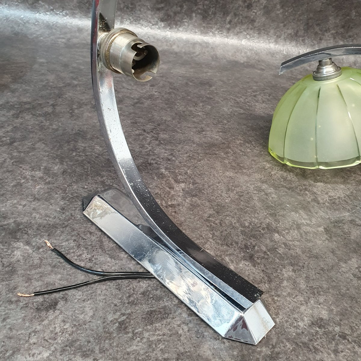 Pair Of Art Deco Wall Lights-photo-7