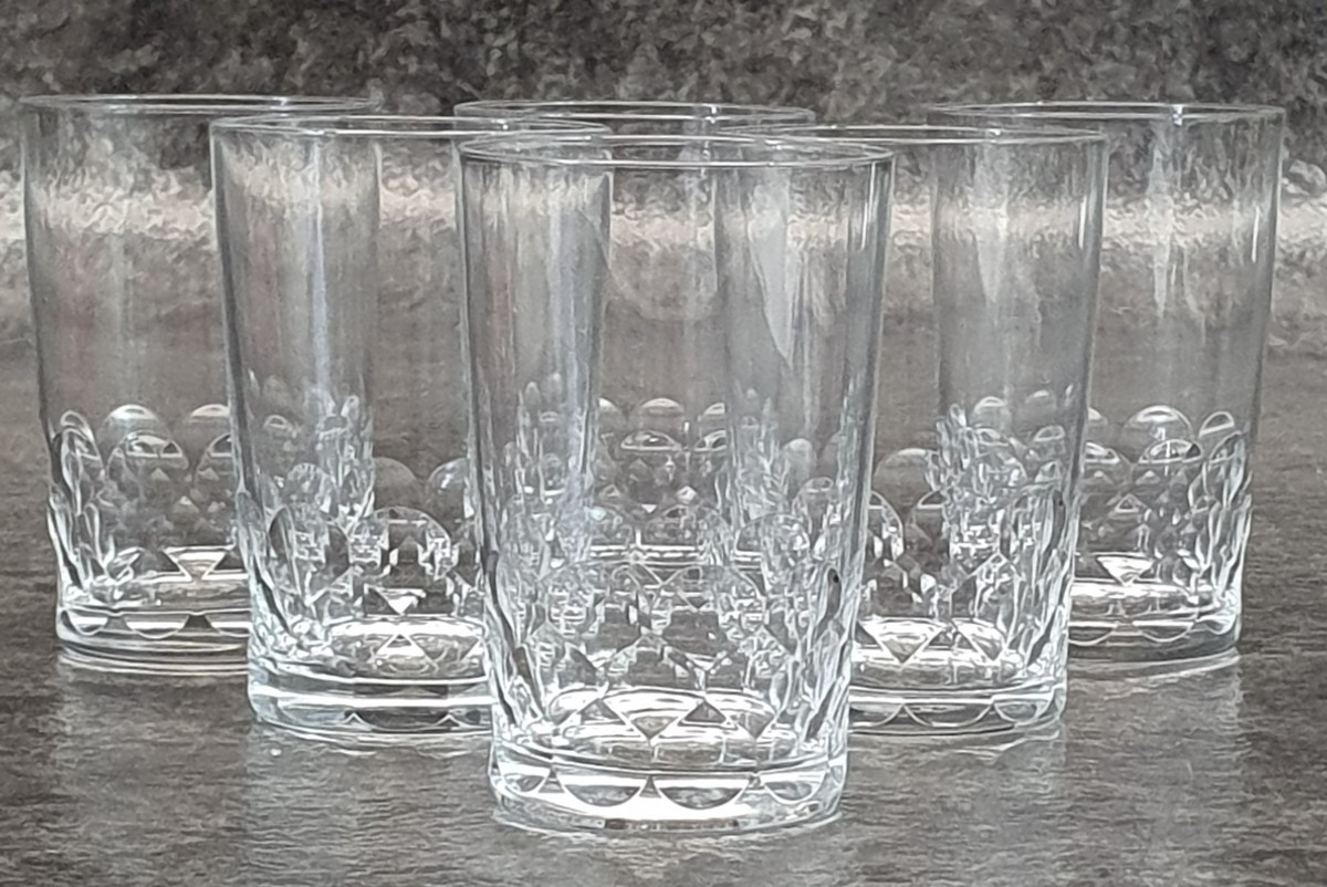 6 Verres En Cristal Baccarat