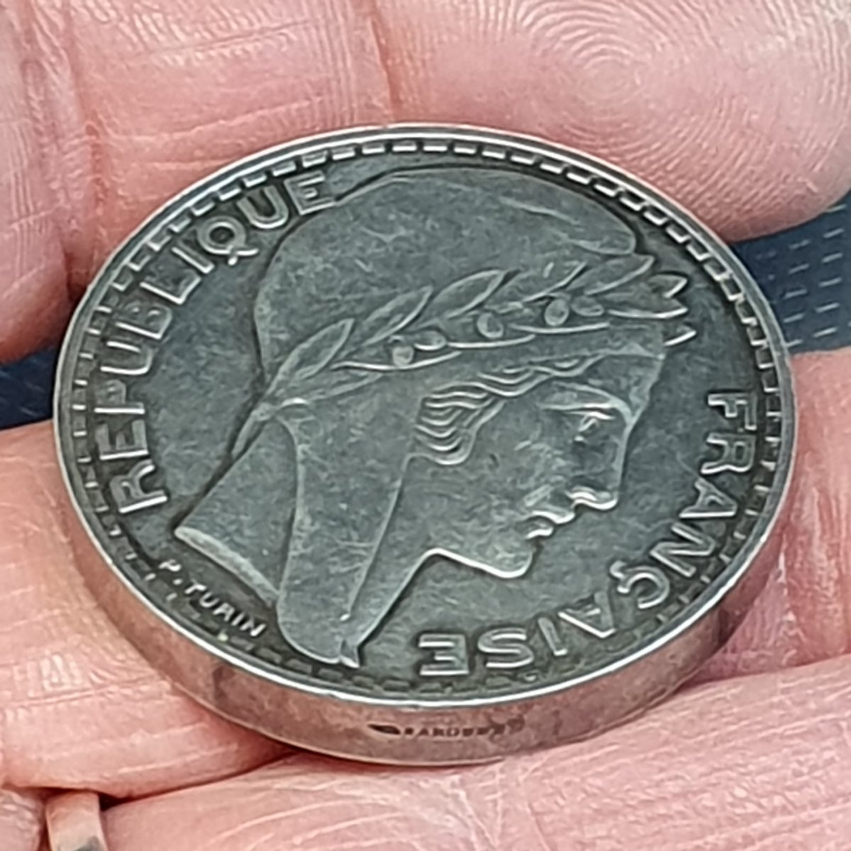 20 Francs Turin Essai 1929 Piéfort En Argent-photo-1