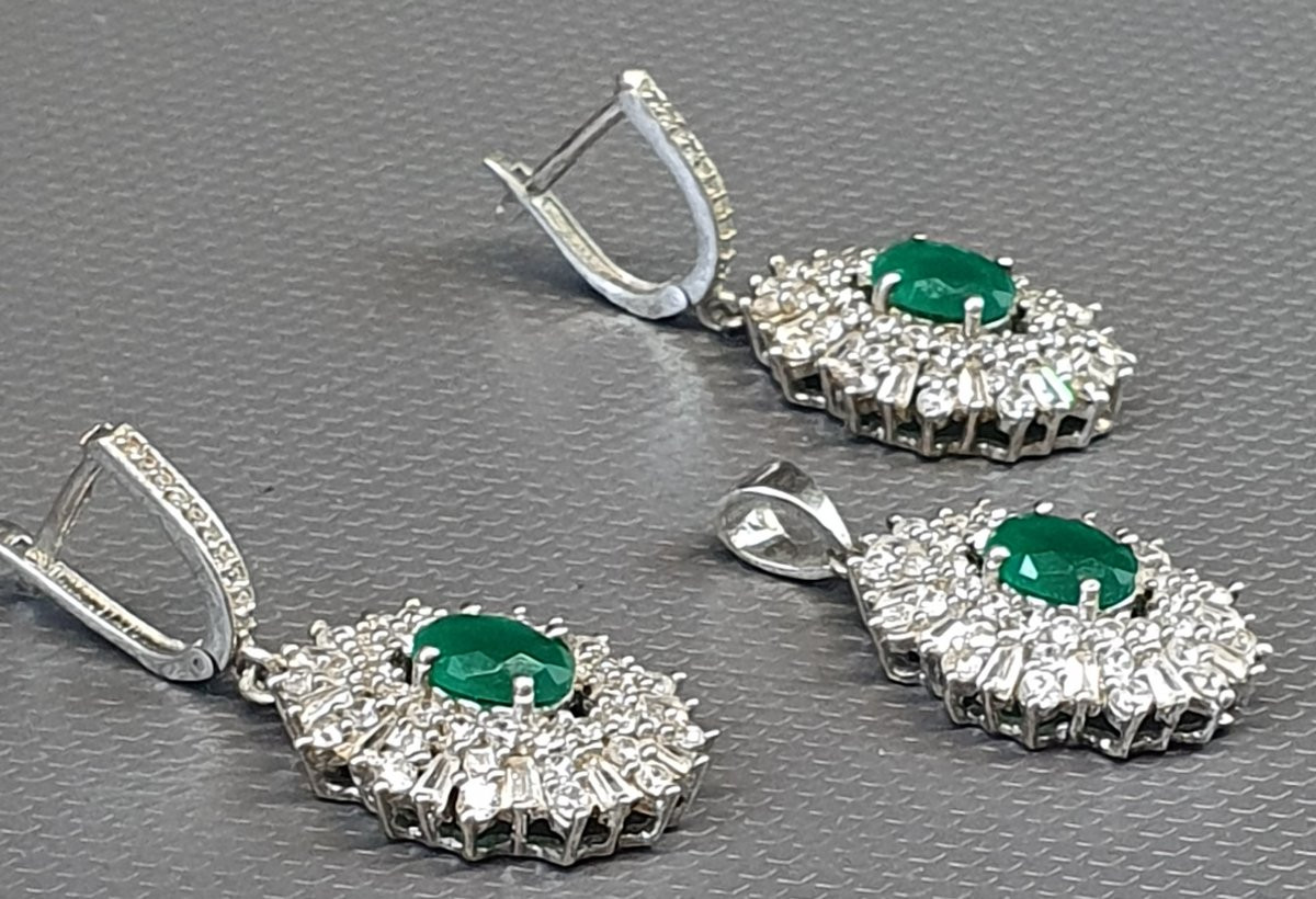 925 Silver Earring + Pendant-photo-2
