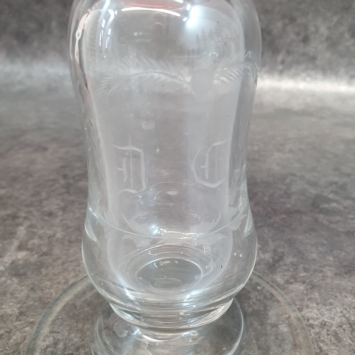Sars Kerosene Lamp Blown Glass Pottery-photo-1