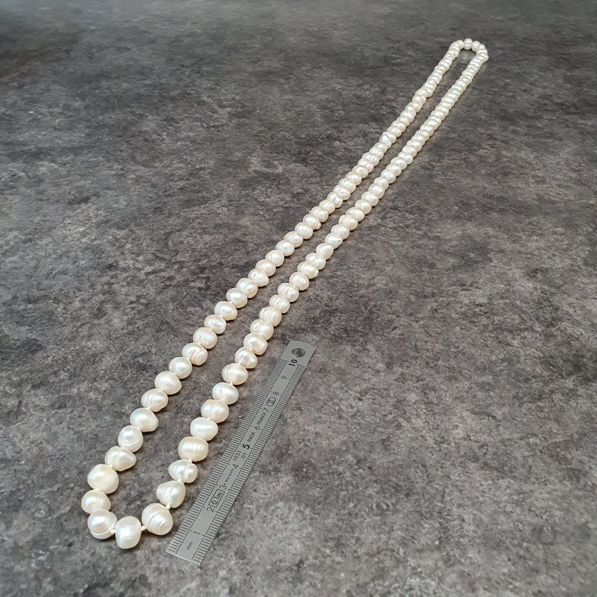 Collier sautoir en perle -photo-3