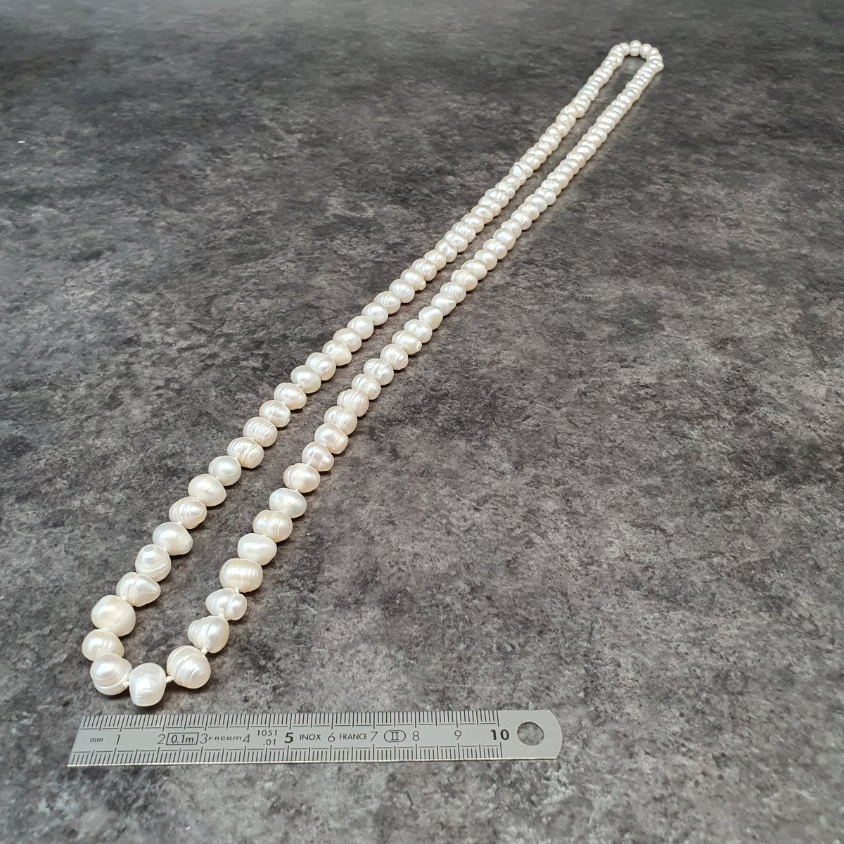 Collier sautoir en perle -photo-4
