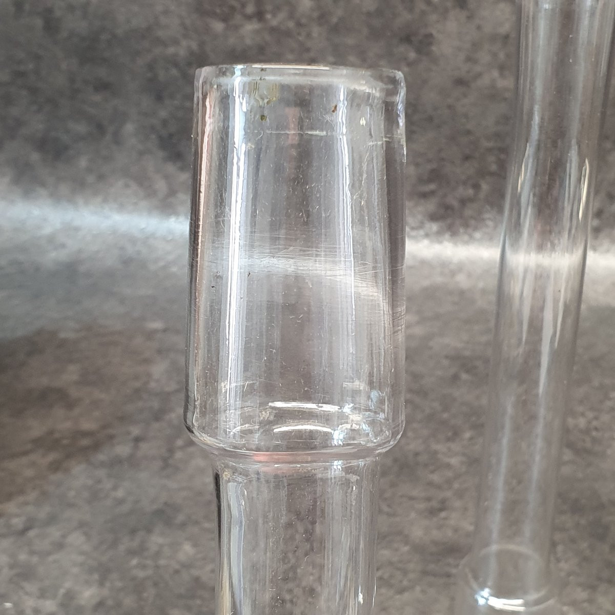 Set Of 2 19th Century Oil Lamp Glasses-photo-1