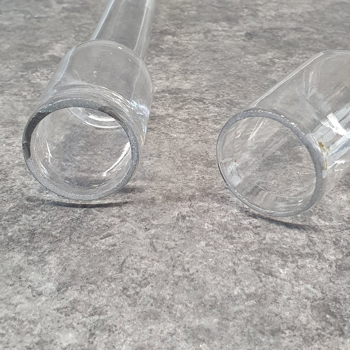 Set Of 2 19th Century Oil Lamp Glasses-photo-4