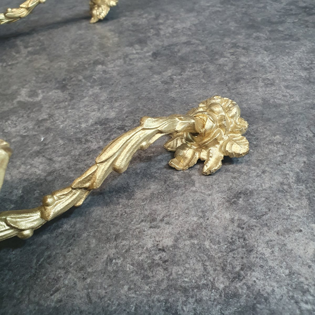 Pair Of Bronze Embrasures-photo-1