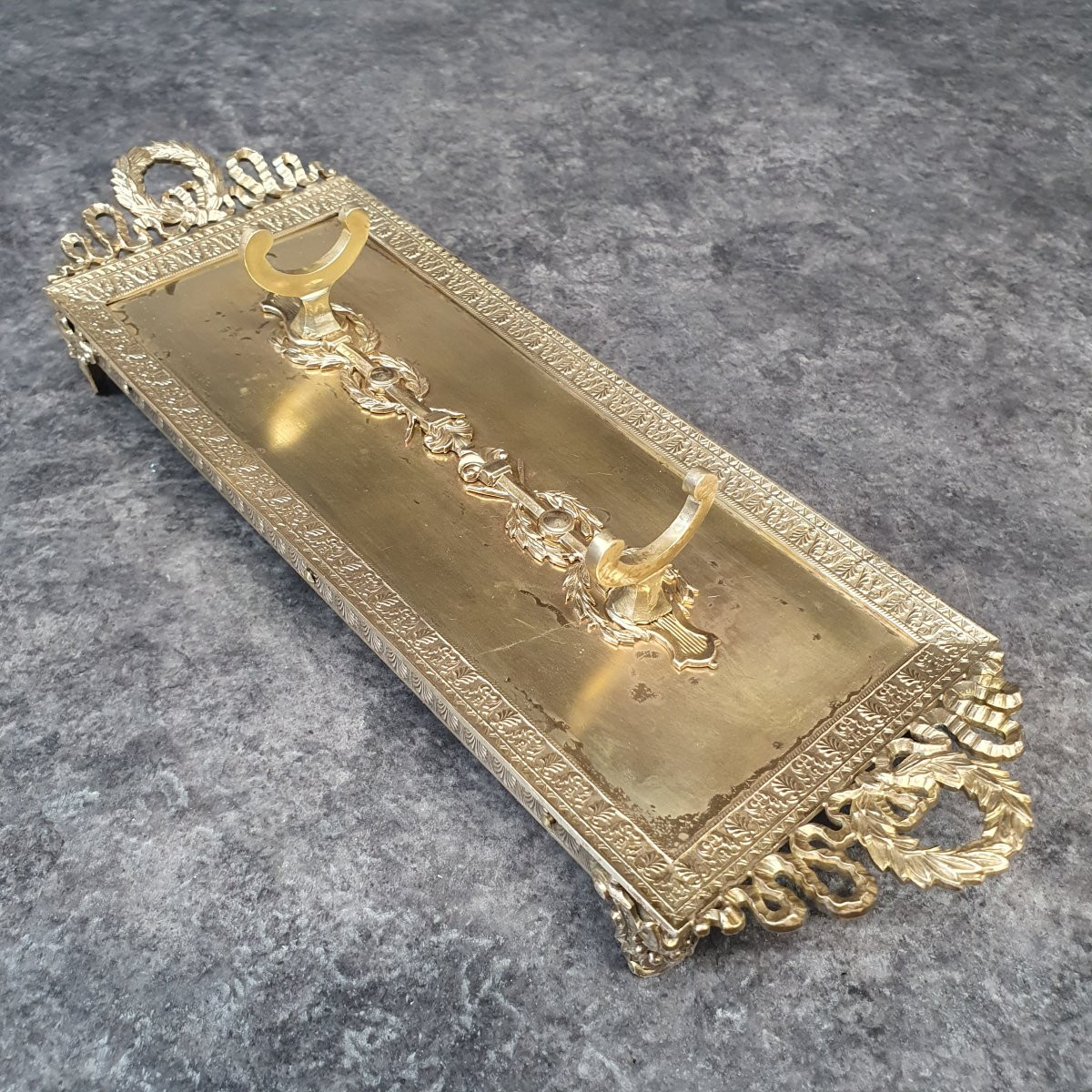 Louis XVI Bronze Pen Holder-photo-2