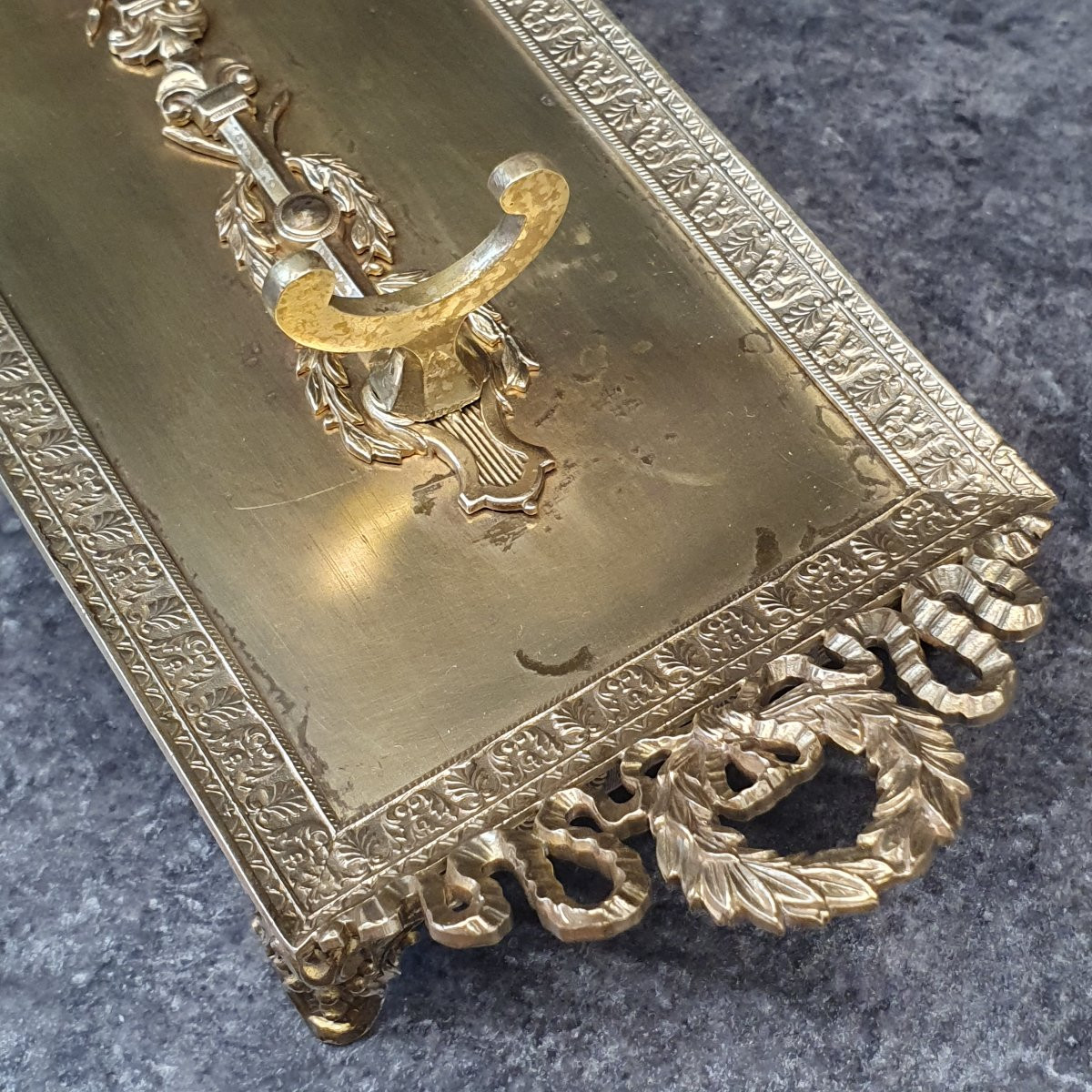 Louis XVI Bronze Pen Holder-photo-1