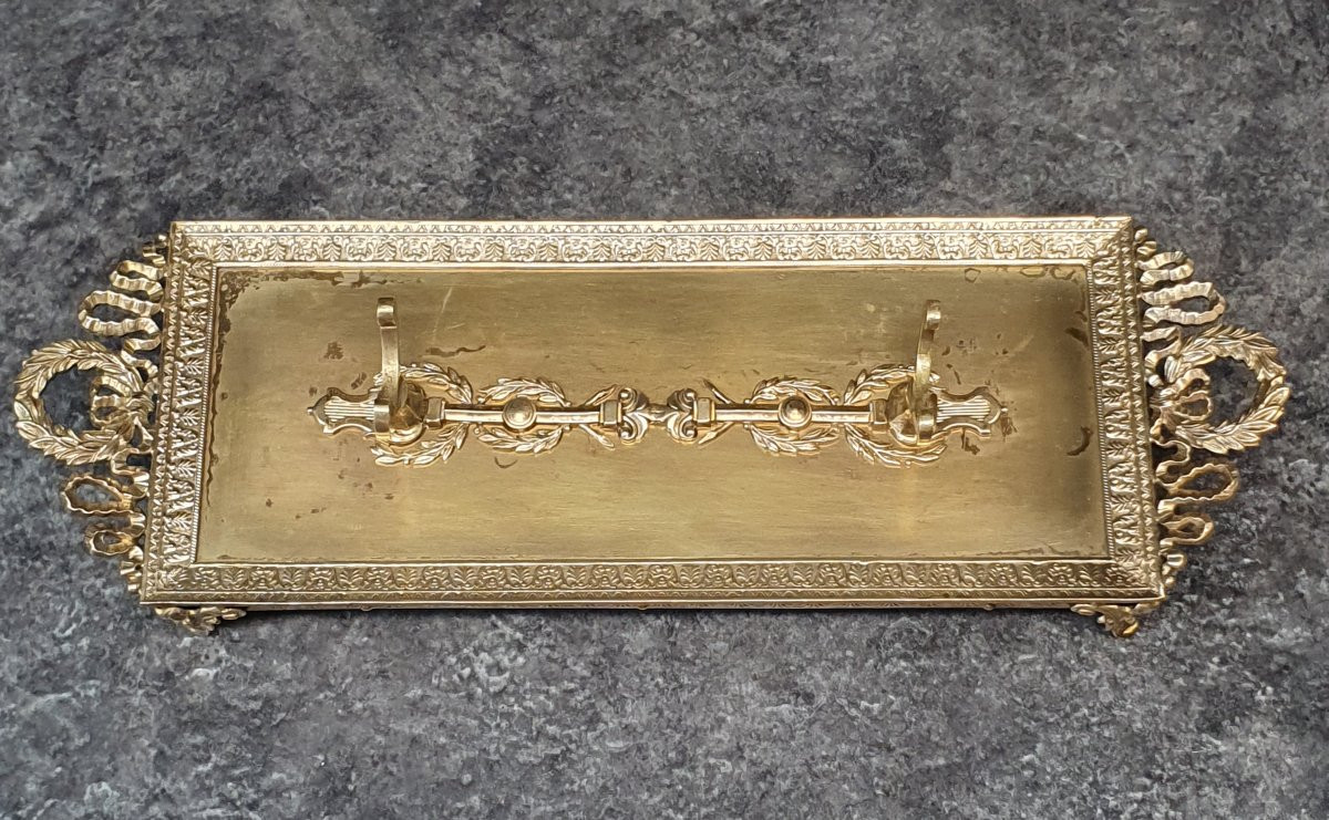 Louis XVI Bronze Pen Holder-photo-4